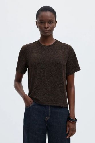Selected Femme tee-Shirt Brun