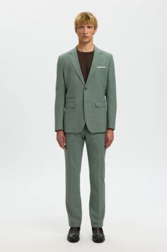 Selected  Homme blazer Vert hommes (Blazer iconique mint green - OASIS blazer lin vert pale) - Marine | Much more than shoes