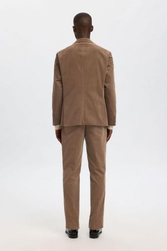 Blazer en velours brun clair SELECTED