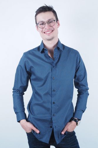 Selected  Homme chemise Bleu