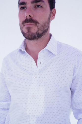 Selected  Homme chemise Blanc hommes (chemise slim blanche - SLIM PERFORMANCE bright white) - Marine | Much more than shoes