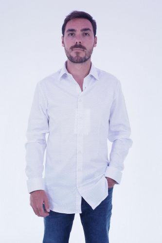 Selected  Homme chemise Blanc hommes (chemise slim blanche - SLIM PERFORMANCE bright white) - Marine | Much more than shoes