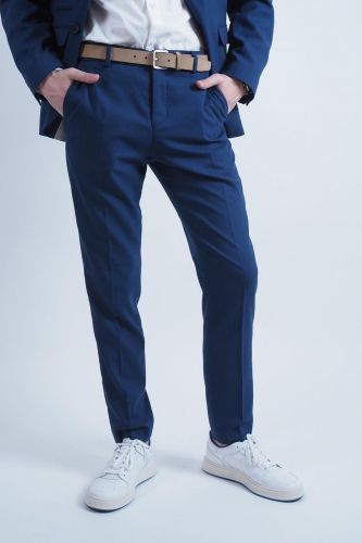 Pantalon chic bleu SELECTED | Marine