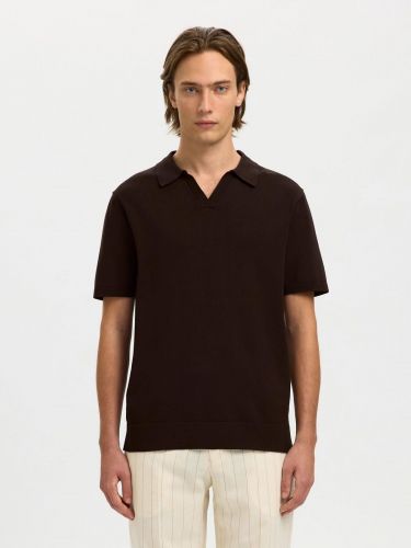 Selected  Homme polo Brun