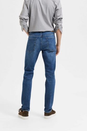Jeans slim bleu SELECTED | Marine