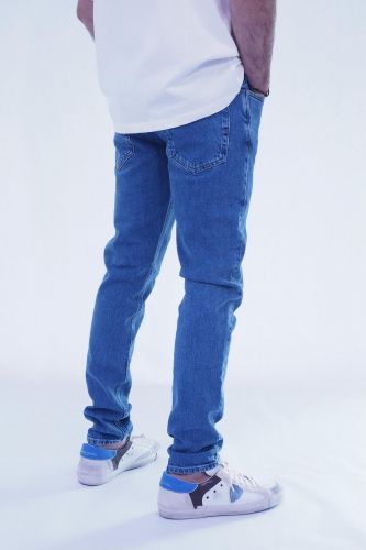 Selected  Homme pantalon Jeans hommes (jeans slim medium blue denim - BEN KORI SLIM medium blue) - Marine | Much more than shoes