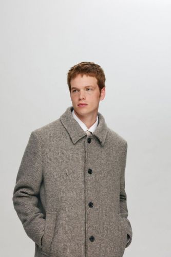 Manteau long brun SELECTED | Marine