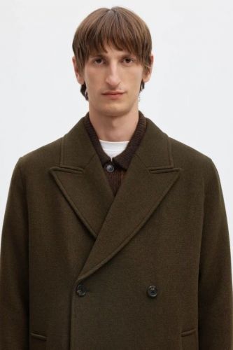 Selected  Homme manteau Brun hommes (Manteaux double bouttonage - SERGIO marron ) - Marine | Much more than shoes