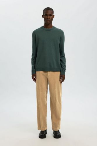 Pantalon beige SELECTED | Marine