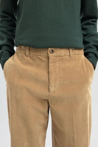 Pantalon beige SELECTED | Marine