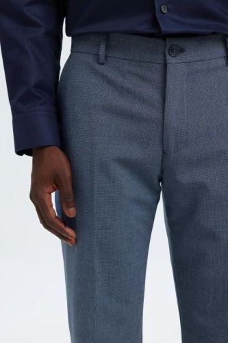 Selected  Homme pantalon Bleu hommes (Pantalon étroit & droit navy - LIAM pantalon bleu) - Marine | Much more than shoes