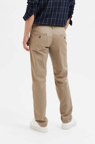Pantalon droit beige SELECTED | Marine