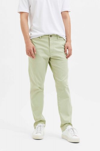 Pantalon chic & droit vert pistache SELECTED | Marine