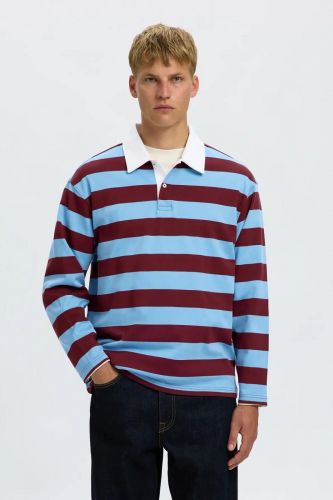 Selected  Homme polo Bordeaux