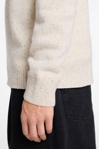 Pull beige moucheté SELECTED | Marine