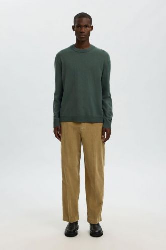 Pull vert 100% laine SELECTED | Marine