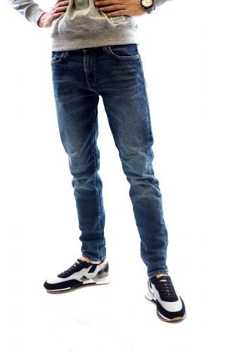 Selected  Homme pantalon Jeans hommes (SLCT/Man-Jeans Dark blue  - LEON jeans dark blue) - Marine | Much more than shoes