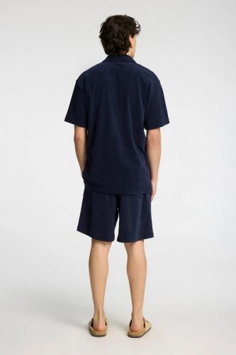 T-shirt en éponge bleu marine SELECTED | Marine