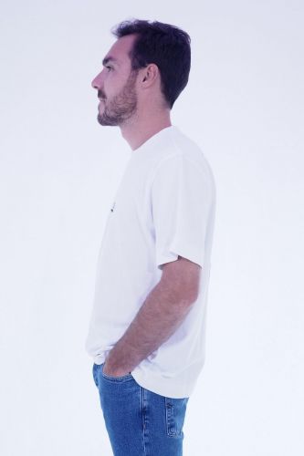 Selected  Homme tee-Shirt Blanc hommes (T-shirt blanc avec téléphone - PETE blanc) - Marine | Much more than shoes