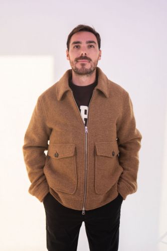 Selected  Homme manteau Brun