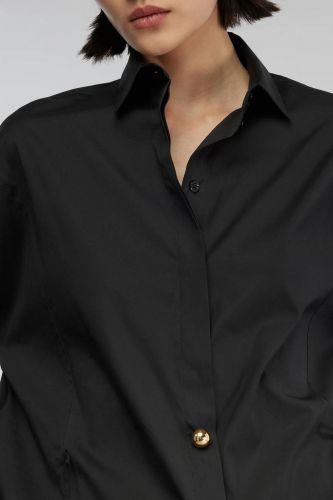 Chemise noire SEMI-COUTURE | Marine