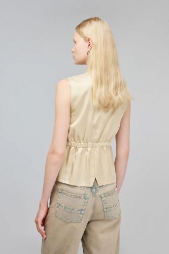 Gilet de costume beige SEMI-COUTURE | Marine