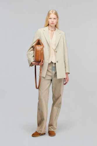 Gilet de costume beige SEMI-COUTURE | Marine