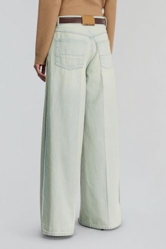 Jean délavage clair SEMI-COUTURE | Marine