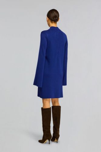 Semi Couture robe Bleu vif femmes (Robe laine col haut - A21 Perlie bleu vif) - Marine | Much more than shoes