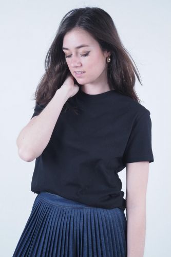 T-shirt noir SEMI COUTURE | Marine