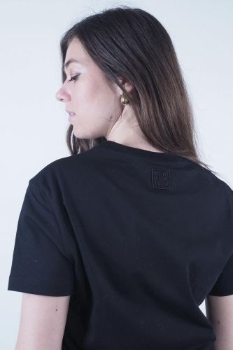 T-shirt noir SEMI COUTURE | Marine