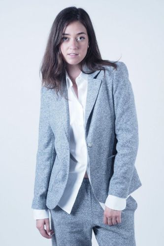 Blazer en chevron gris SEVENTY | Marine