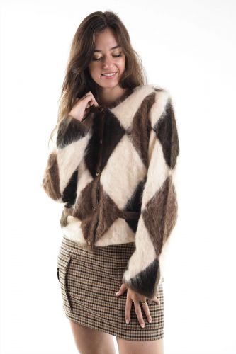 Seventy cardigan Brun-multi