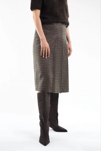 Jupe à carreaux SEVENTY | MARINE Auvelais