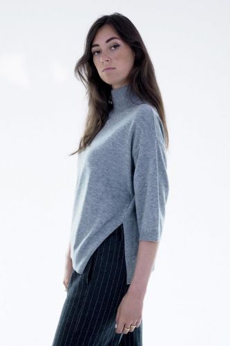 Pull gris oversize SEVENTY | Marine