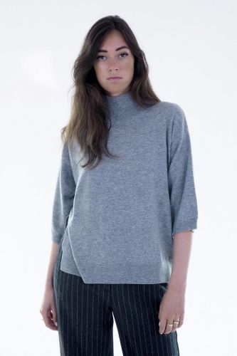 Pull gris oversize SEVENTY | Marine
