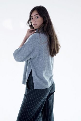 Pull gris oversize SEVENTY | Marine