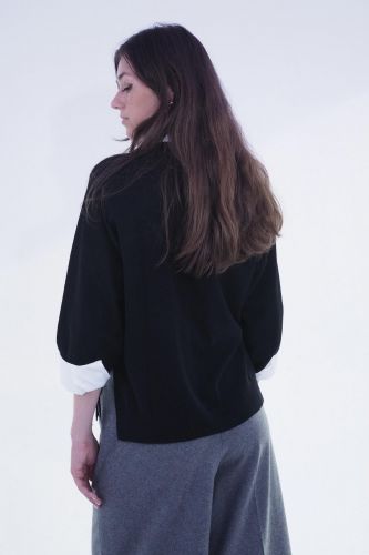 Pull noir oversize SEVENTY | Marine