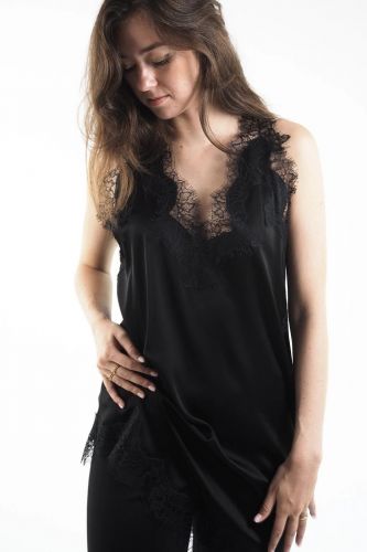 Robe courte asymétrique SEVENTY | MARINE Auvelais