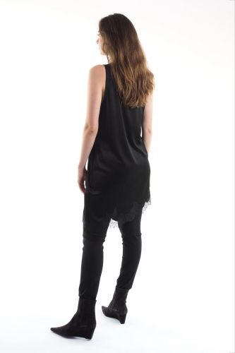 Robe courte asymétrique SEVENTY | MARINE Auvelais