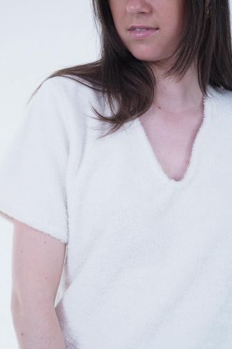 Blouse en éponge écru SHADES | Marine