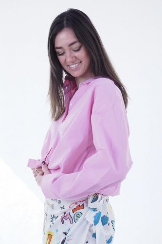 Chemise rose SHADES | Marine