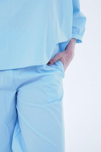 Pantalon léger bleu SHADES | Marine