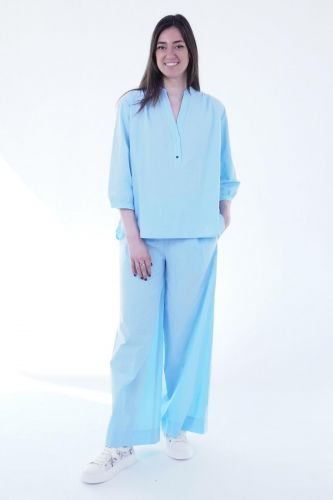 Pantalon léger bleu SHADES | Marine