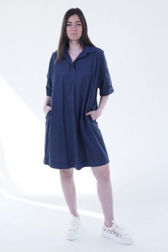 Robe style chemise bleu SHADES | Marine