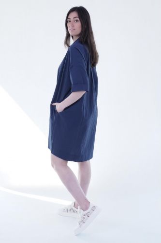Robe style chemise bleu SHADES | Marine