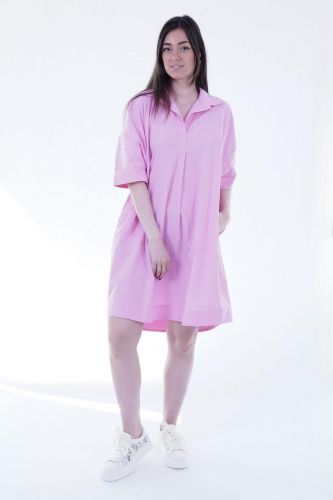 Robe style chemise rose SHADES | Marine