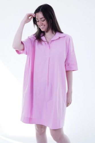Robe style chemise rose SHADES | Marine