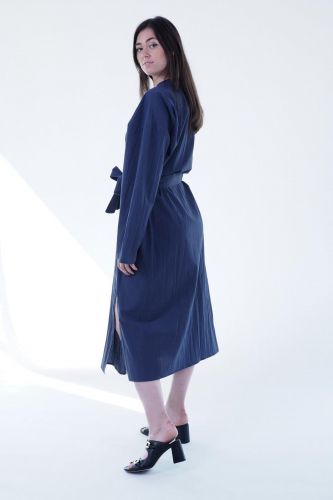 Robe longue bleu SHADES | Marine