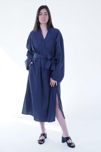 Robe longue bleu SHADES | Marine